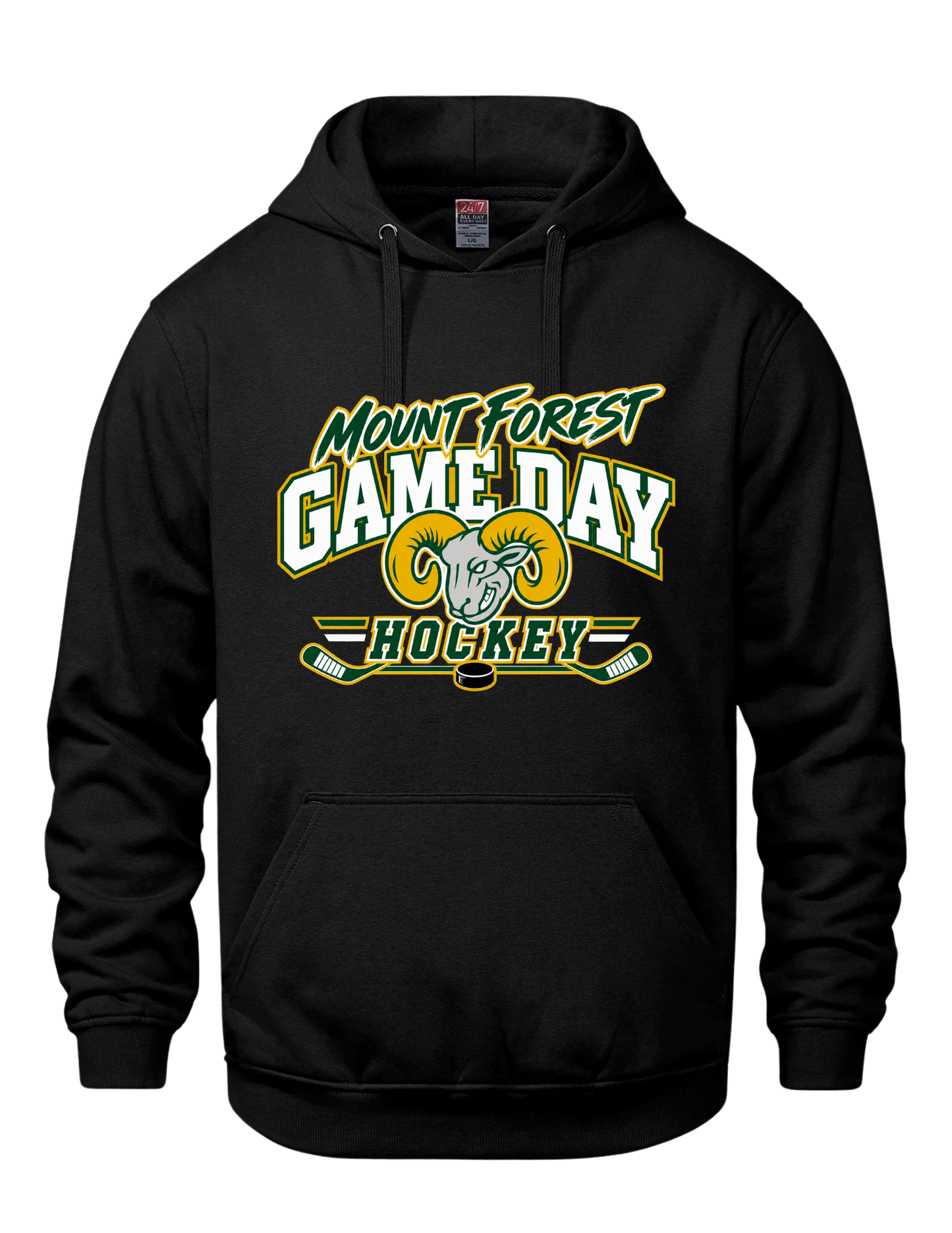 Game Day Hooded Sweatshirt- Mount Forest Rams