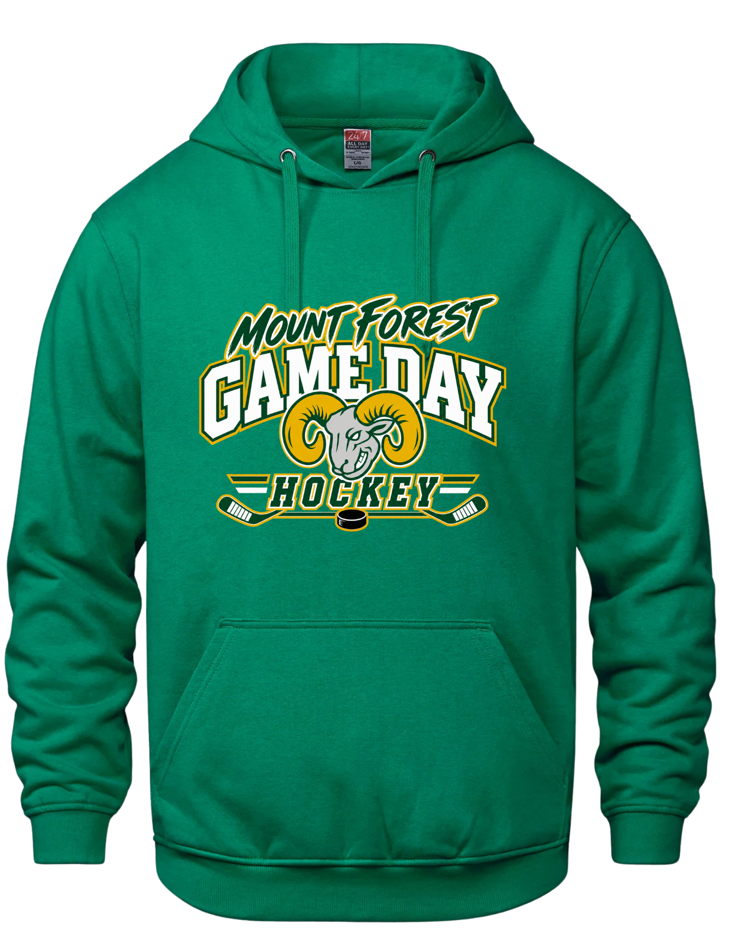 Game Day Hooded Sweatshirt- Mount Forest Rams