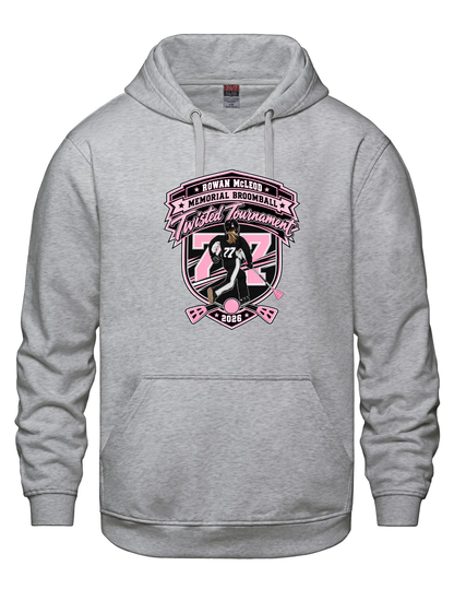 Hooded Printed Sweatshirt- Rowan McLeod Memorial Broomball Tournament