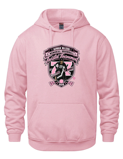 Hooded Printed Sweatshirt- Rowan McLeod Memorial Broomball Tournament