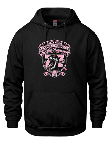 Hooded Printed Sweatshirt- Rowan McLeod Memorial Broomball Tournament