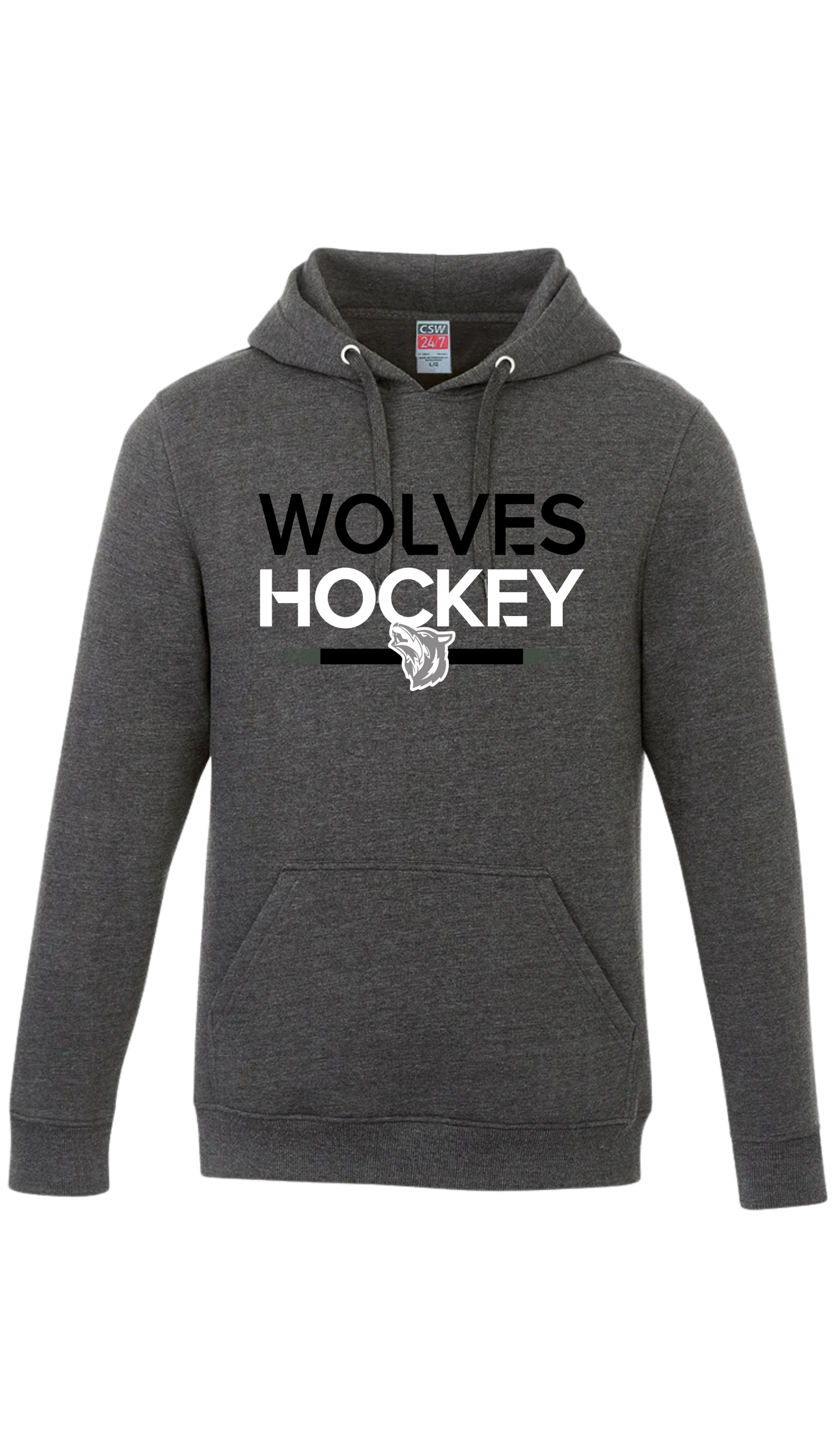 Wolves Hockey Graphic Hooded Sweatshirt- Ripley Wolves
