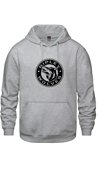 Wolves Circle Graphic Hooded Sweatshirt- Ripley Wolves