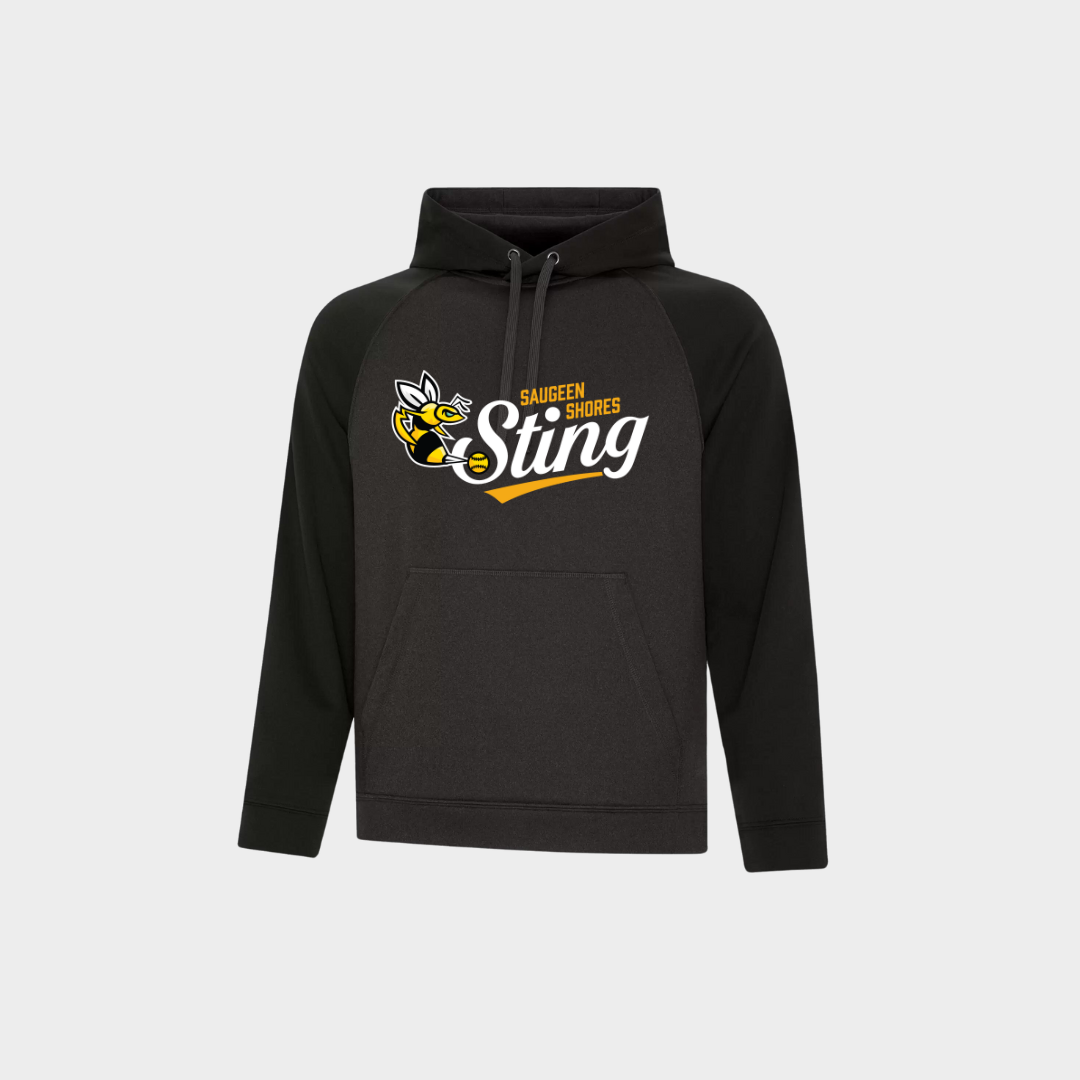 Two Tone Hoodie - Saugeen Sting Softball