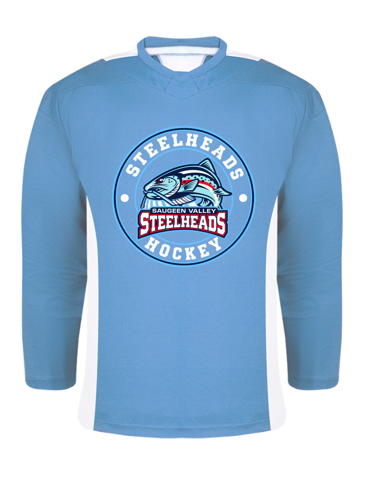 Practice Jersey with Just Logo on Front- [Saugeen Valley Steelheads]