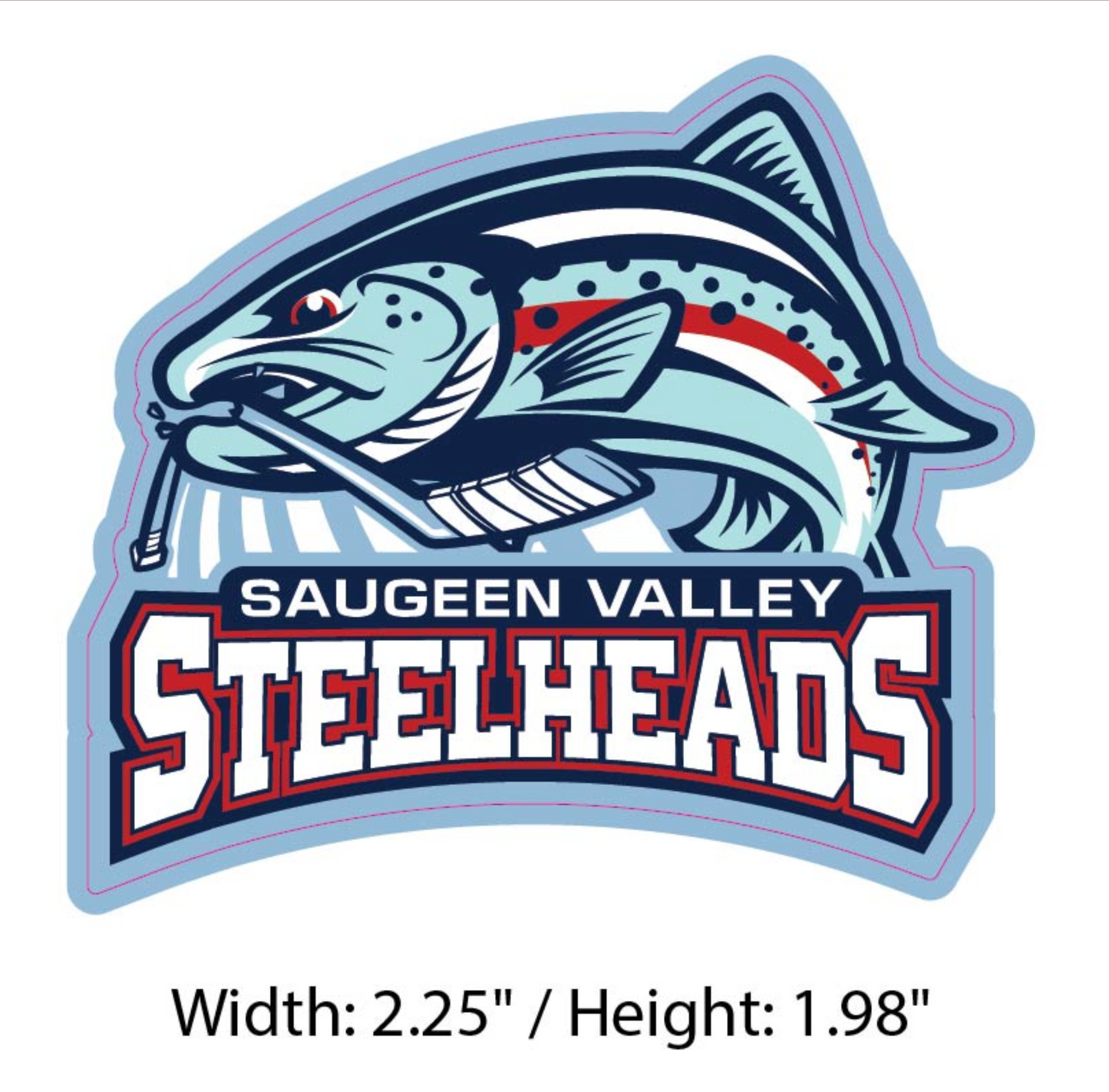 Steelheads Helmet Sticker