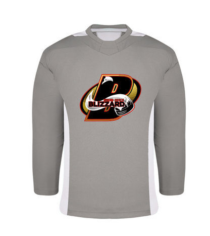 Practice Jersey with just Logo on Front- [Huron Bruce Blizzards]