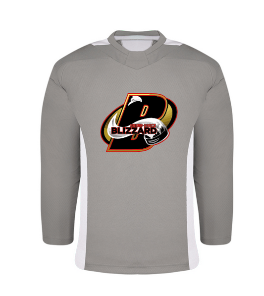 Practice Jersey with Name and Number on Back- [Huron Bruce Blizzards]