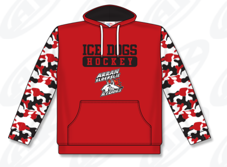 Custom Sublimated Hoodie- Ice Dogs