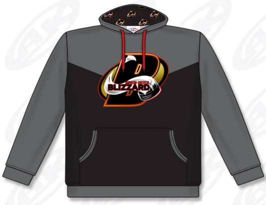 Custom Sublimated Hoodie- Huron Bruce Blizzards