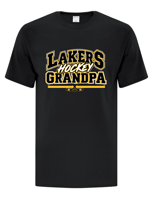 Hockey Grandpa Graphic T-Shirt - Shallow Lake Lakers