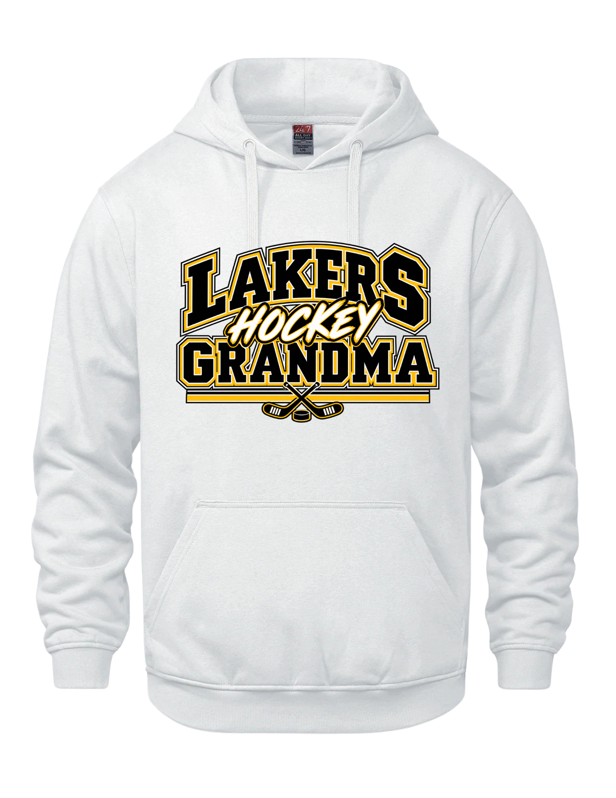 Hockey Grandma Hooded Sweatshirt- Shallow Lake Lakers