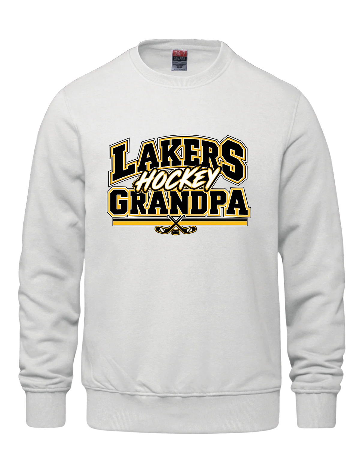 Hockey Grandpa Crewneck - Shallow Lake Lakers