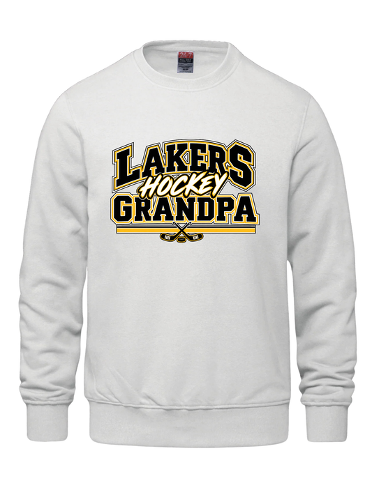 Hockey Grandpa Crewneck - Shallow Lake Lakers