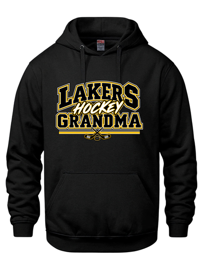 Hockey Grandma Hooded Sweatshirt- Shallow Lake Lakers