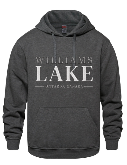 Embroidered Hooded Sweatshirt- Williams Lake