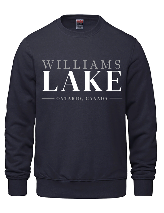 Printed Crewneck Sweater- Williams Lake