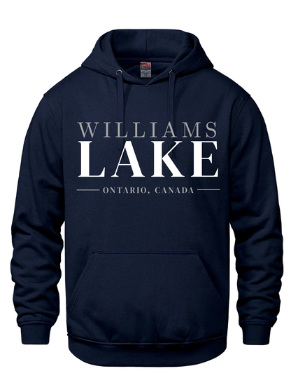 Hooded Printed Sweatshirt- Williams Lake