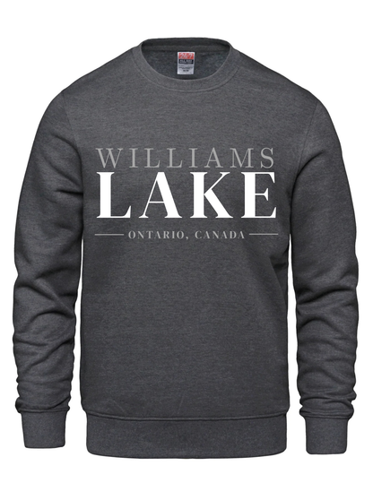 Printed Crewneck Sweater- Williams Lake