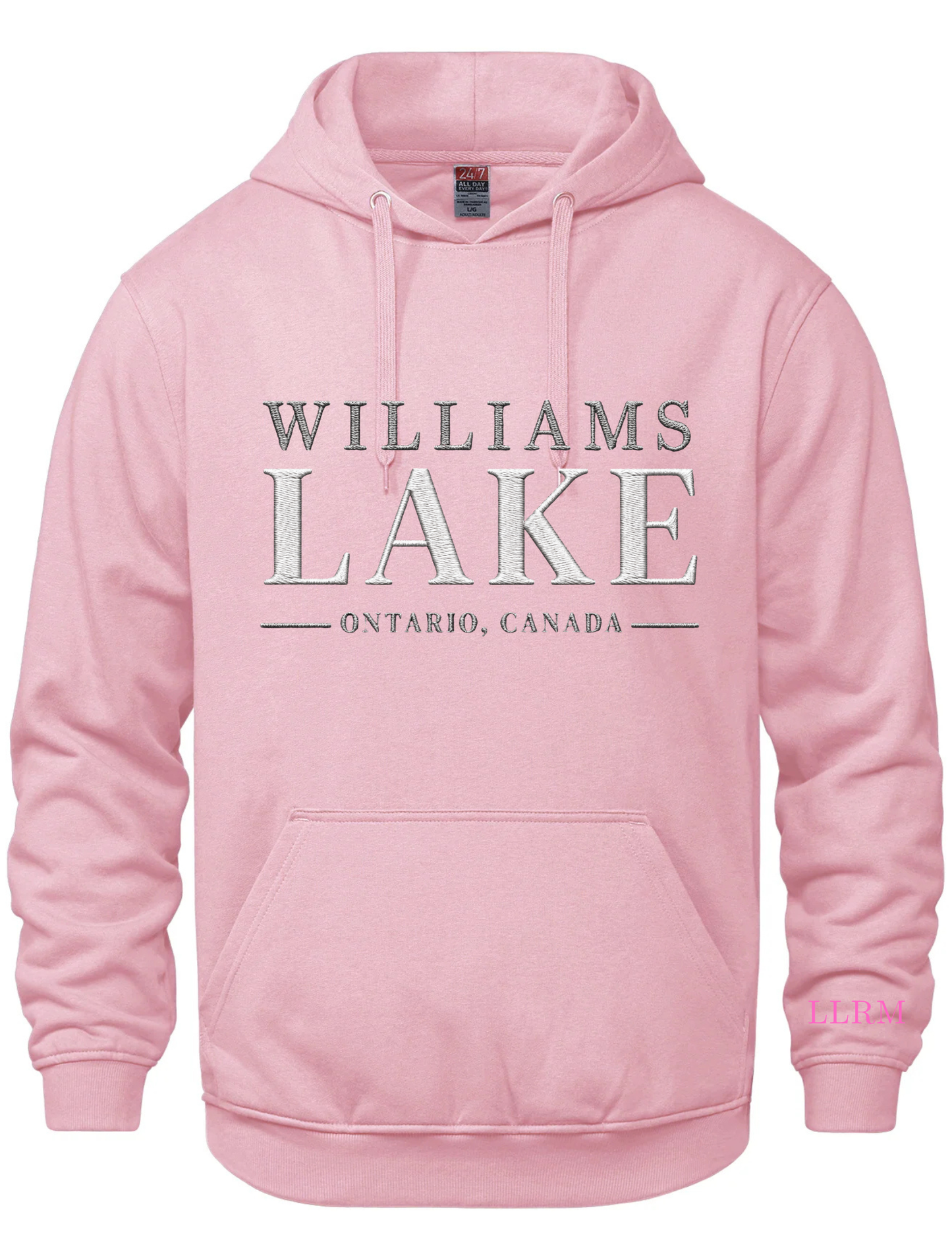 Embroidered Hooded Sweatshirt- Williams Lake
