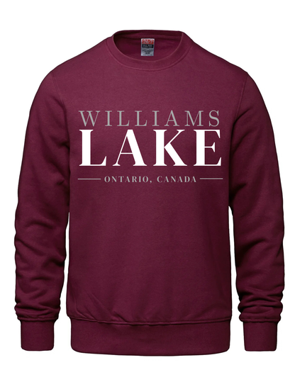 Printed Crewneck Sweater- Williams Lake