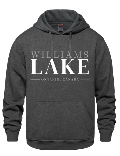 Hooded Printed Sweatshirt- Williams Lake
