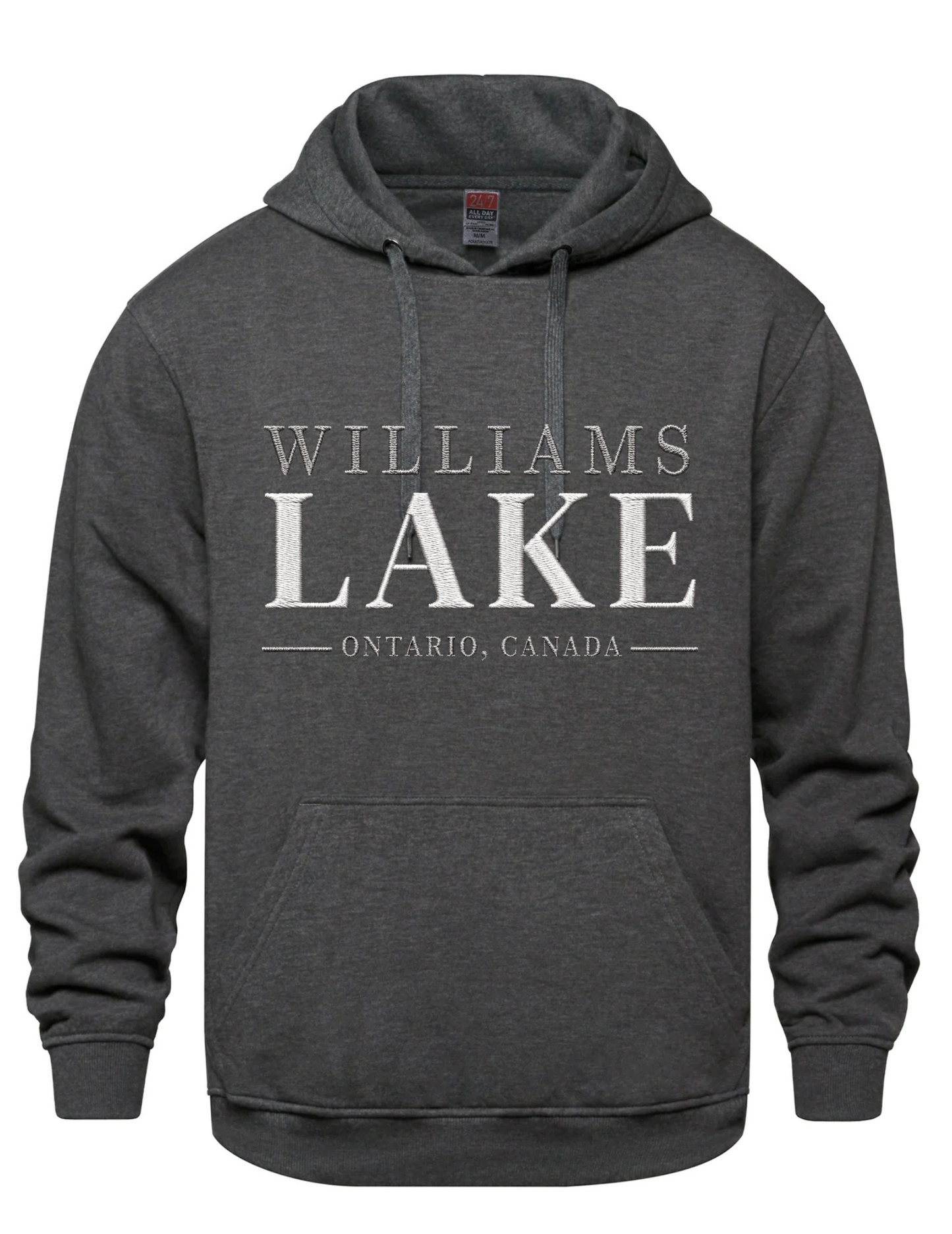 Embroidered Hooded Sweatshirt- Williams Lake