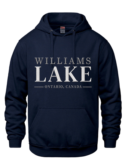Embroidered Hooded Sweatshirt- Williams Lake