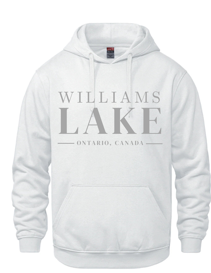 Hooded Printed Sweatshirt- Williams Lake