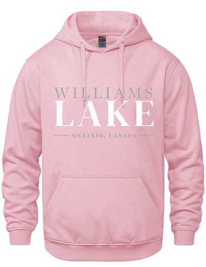 Hooded Printed Sweatshirt- Williams Lake