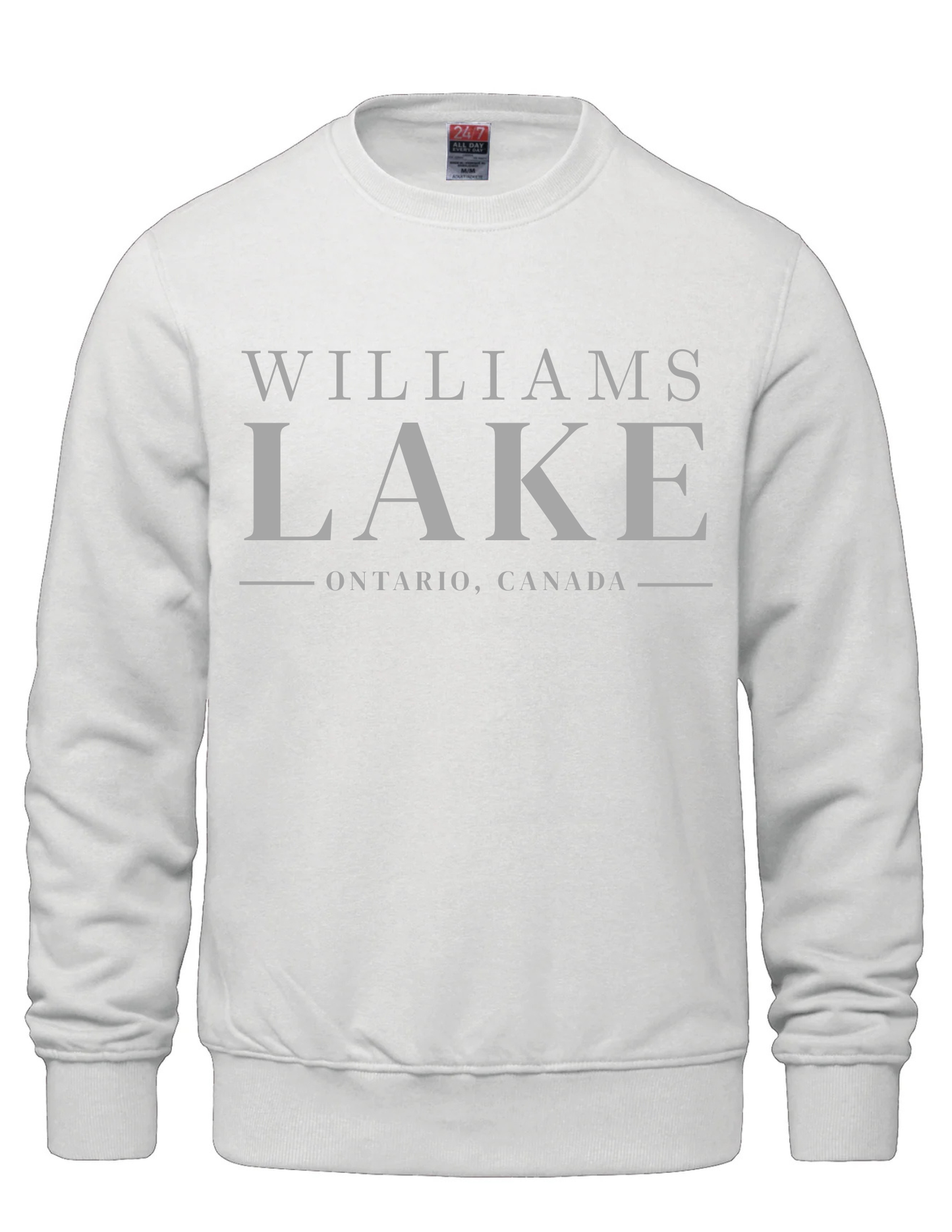 Printed Crewneck Sweater- Williams Lake