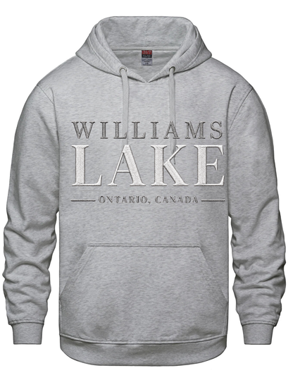 Embroidered Hooded Sweatshirt- Williams Lake