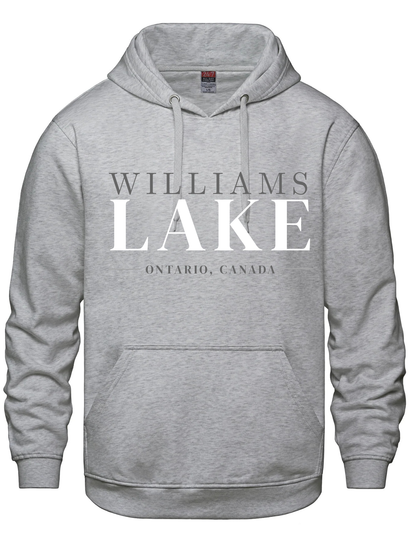 Hooded Printed Sweatshirt- Williams Lake