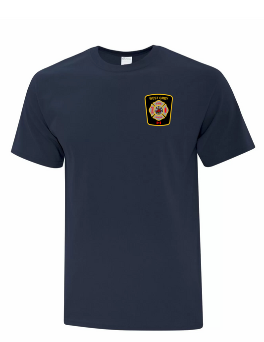 Cotton T-Shirt- West Grey Fire