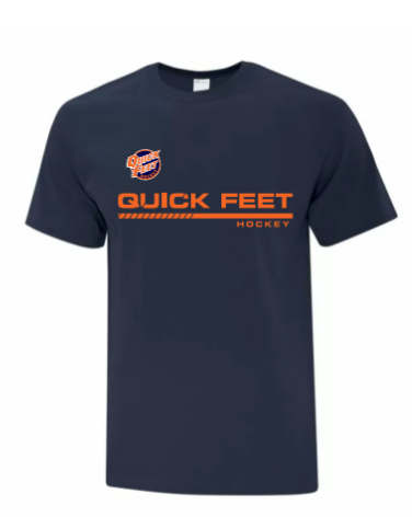 Adult Cotton T-Shirt  - [ Quick Feet ]